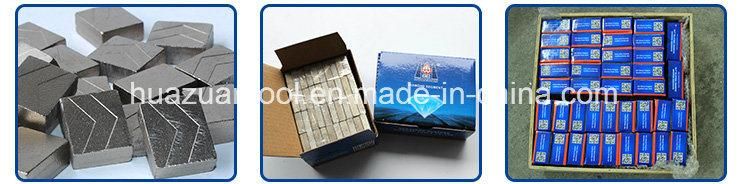 Long Lifespan Diamond Segment Granite Cutting Segment Manufactured by Quanzhou Huazuan