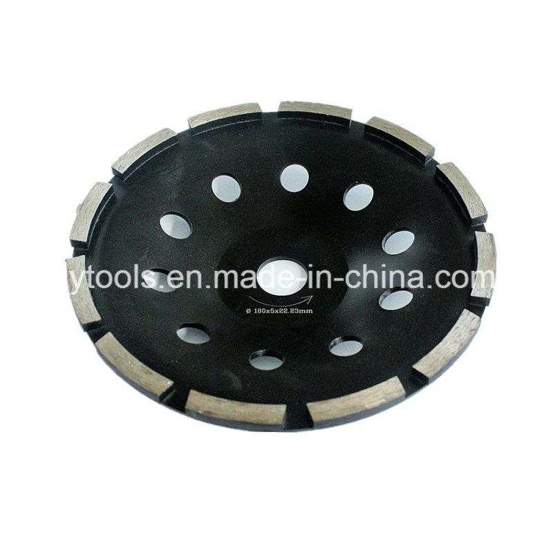 China Manufacturer Single Row Diamond Cup Grinding Wheel