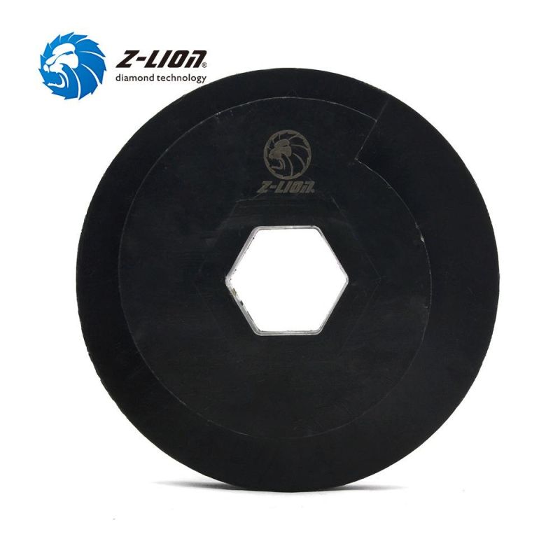 5" Snail Lock Black Polishing Backer Pad Holder for Edge Grinding Machine