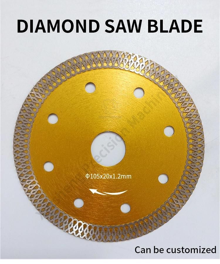 High Quality 125mm Hot Pressing Tile Ceramic Marble Net Wave Ceramic Saw Blade