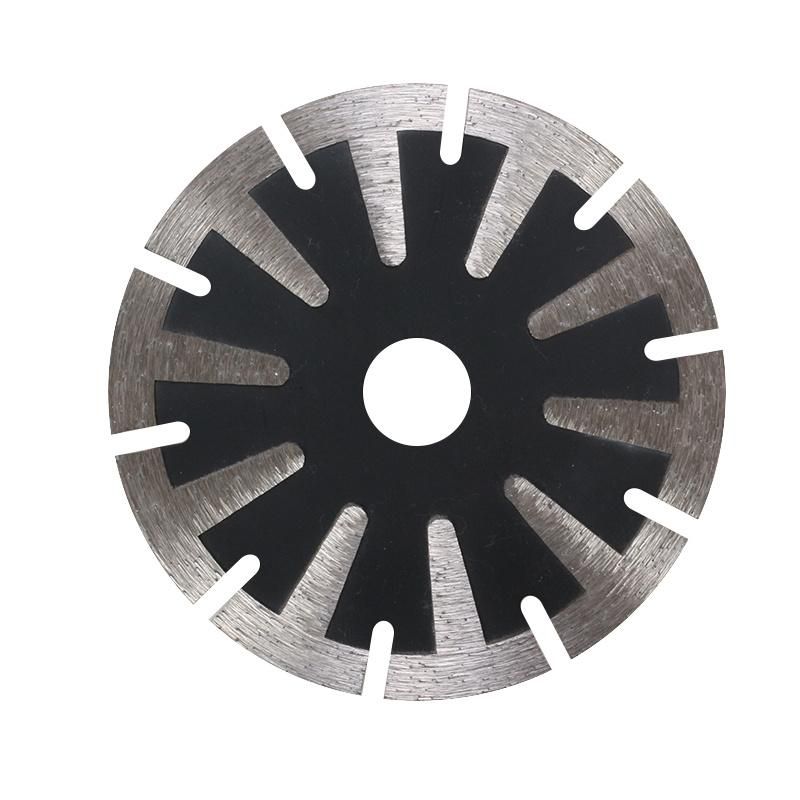 125mm 7 Inch Style T Teeth Diamond Circular Saw Blade with Productive Teeth for Dry and Wet Cutting Stone, Concrete, Granite