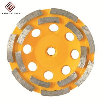 Diamond Double-Row Grinding Wheel for Granite Marble Stone Metal