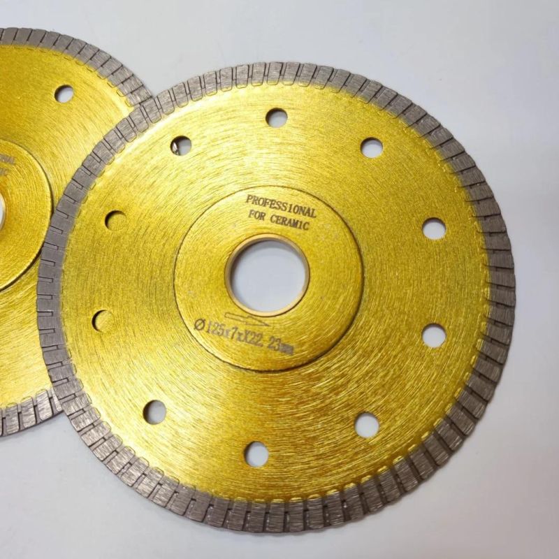 125mm Turbo Super Thin Diamond Tile Cutter Blade for Porcelain