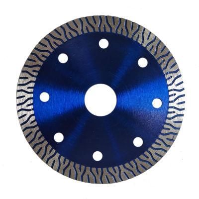 Professional Hot Pressed Sintered Turbo Ultra Thin Continuous Diamond Saw Blade for Ceramic and Tile Cutting High Quality/Power Tools