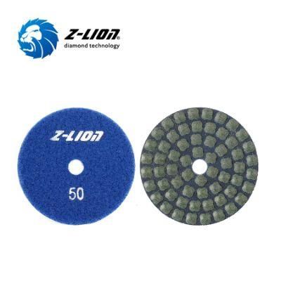 3in Resin Diamond Flexible Polishing Pads Dry Use for Stone Granite Marble