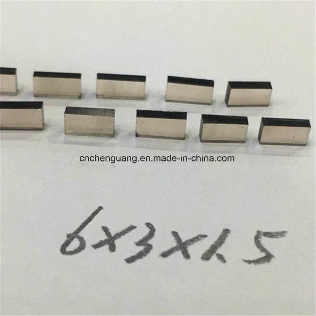 6X3X1.5mm Single Crystal CVD Diamond Plate for Ultra-Precision Mirror Parts CNC Machine Tools