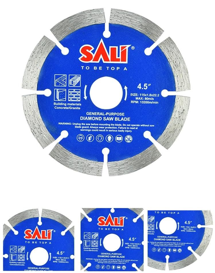 Sali 9inch 230*2.6*22.2mm High Quality Segemnt Diamond Saw Blade