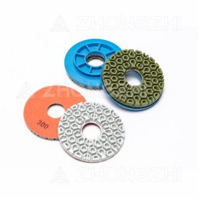 D125mm Honeycomb Diamond Abrasive Polishing Pads for Artificial Stone