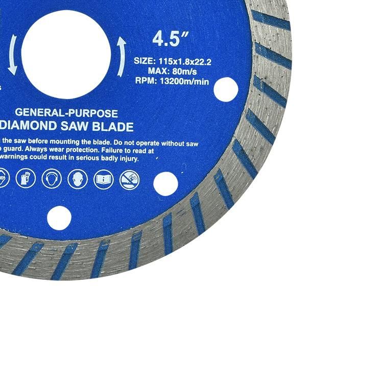 Sali 5inch 125*1.8*22.2mm High Quality Turble Diamond Saw Blade