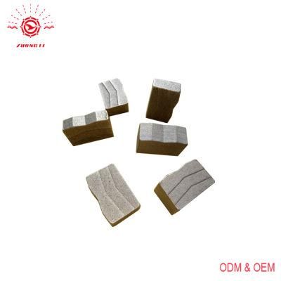 24*6.6/7.4*15mm 5.5mm Multi Blade Diamond Segment for Cutting Hard Granite with Fast Speed