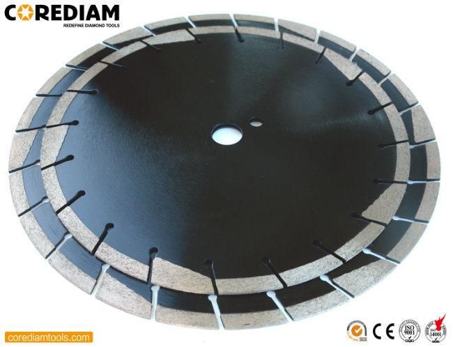 Sinter Hot-Pressed Asphalt Diamond Saw Blade for Green Concrete Cutting