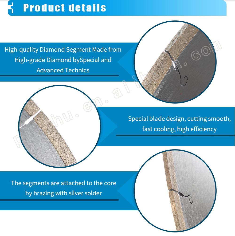 350mm Marble Granite Diamond Segment Cutting Blades