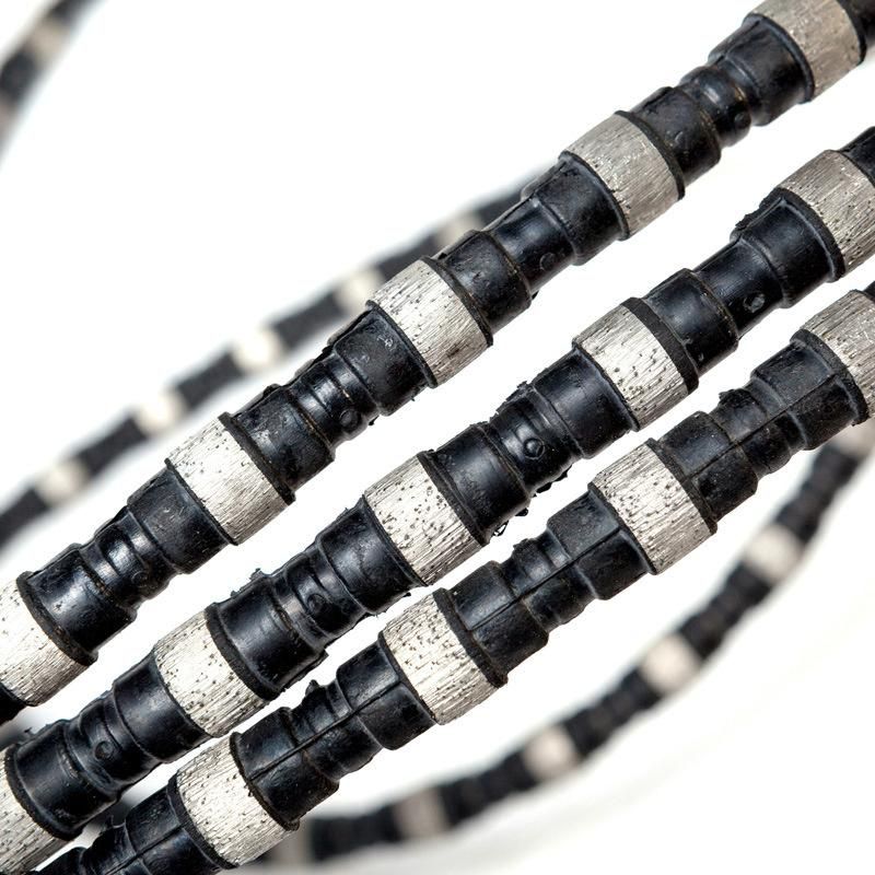 11.0mm 11.5mm Rubber Coated Granite Diamond Cable