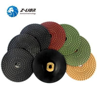 4&quot; Wet Use Diamond Polishing Resin Pad for Stone