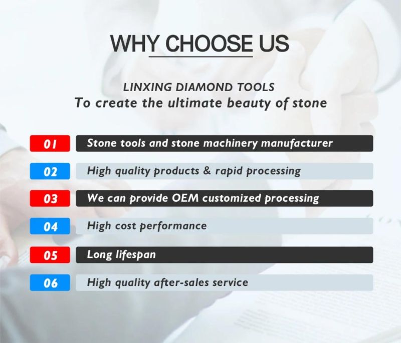 Environmental Protection Diamond Tools Fickert Abrasive for Stone Slab Grinding