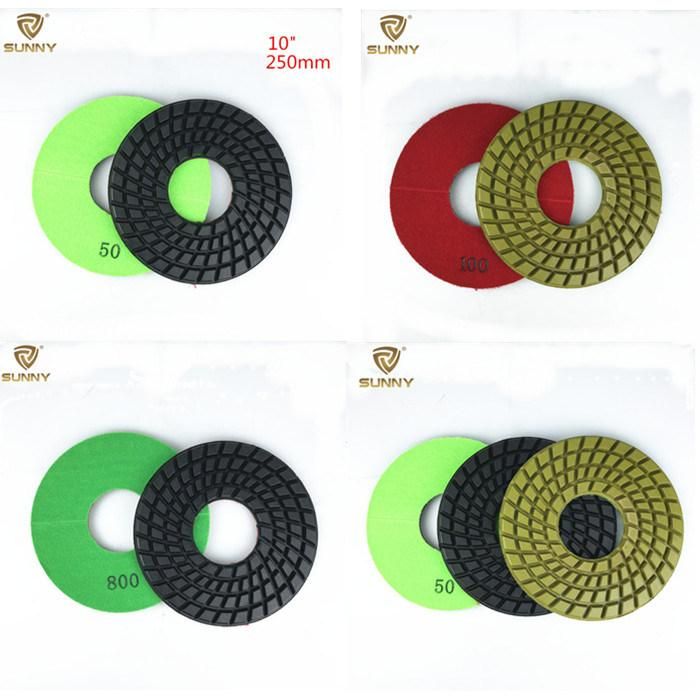 Wet Flexible Diamond Polishing Pad for Stone and Concrete