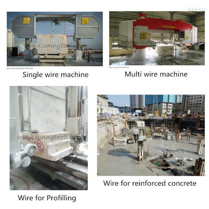 9.0mm Diamond Wire Saw for Marble Profiling