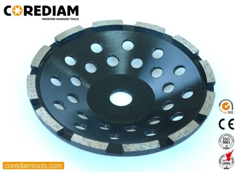 Diamond Single Row Cup Wheel for Concrete and Masonry Materials in All Size/Diamond Grinding Cup Wheel/Tooling/Grinder