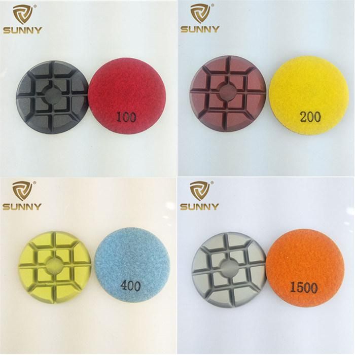 3 Inch Diamond Resin Polishing Pad for Concrete