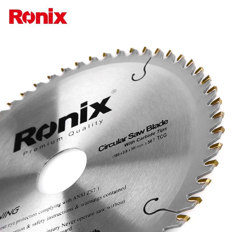 Ronix Hot Selling Model Rh-5102~17 Circular Cutting Saw Tct Saw Blade for Wood and Metal