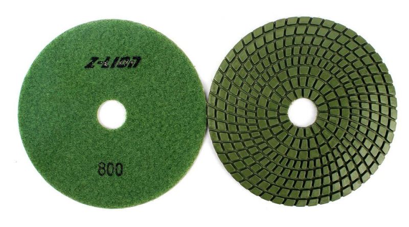 Quality Diamond Resin Bond Wet Flexible Polishing Pad for Stone Restoration