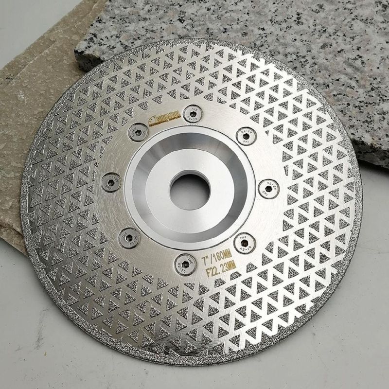 Electroplated Diamond Cutting and Grinding Discs for Granite & Marble, Both Side Coated