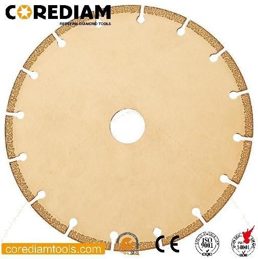 Vacuum Brazed Stone Cutting Blade/Vacuum Brazed Diamond Disc/Diamond Saw Blade/Diamond Disc/Diamond Tool/Cutting Disc