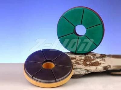 4&quot; Edge Snail Lock Polishing Wheel Disc Buffing Pad