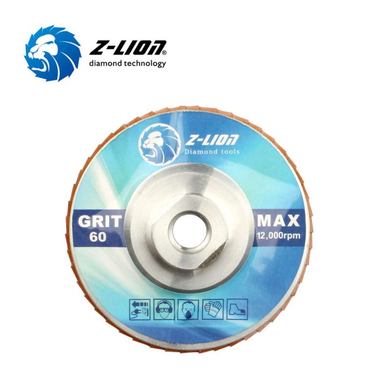 Z Lion Electroplated Diamond Grinding Flap Disc for Wood, Rattan Products, Aluminum Alloy, Plastic, Rubber, Glass, Metal