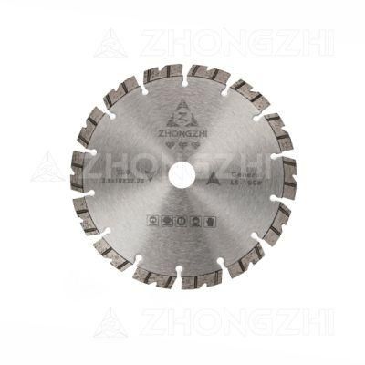 Laser Diamond Saw Blade with V-Shaped Bevel Segment