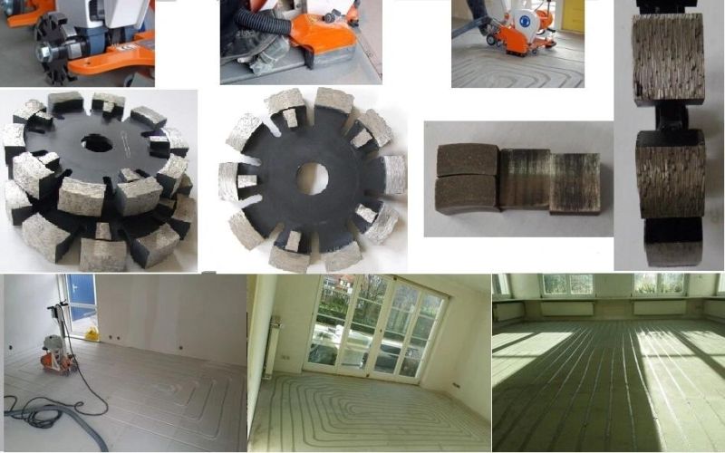 120mm Diamond Tuck Point Grooving Saw Blades for Extra Hard Concrete Floor