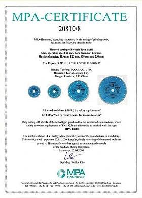 300mm Diameter Diamond Cutting Blade for Tile