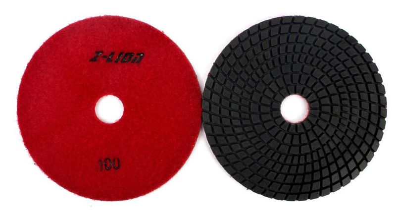 Quality Diamond Resin Bond Wet Flexible Polishing Pad for Stone Restoration