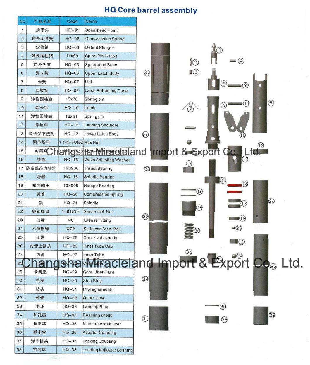 Q Series Wireline Core Barrels and Overshots for Mineral Exploration