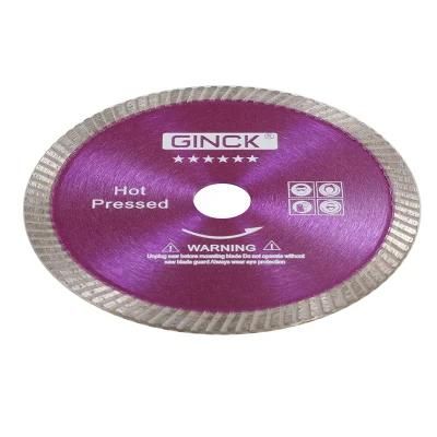 Marble Cutting Diamond Saw Blades Circular Saw Blade Sintered Power Tools 114mm 4.5 Inch Hot Press Diamond Saw Blades