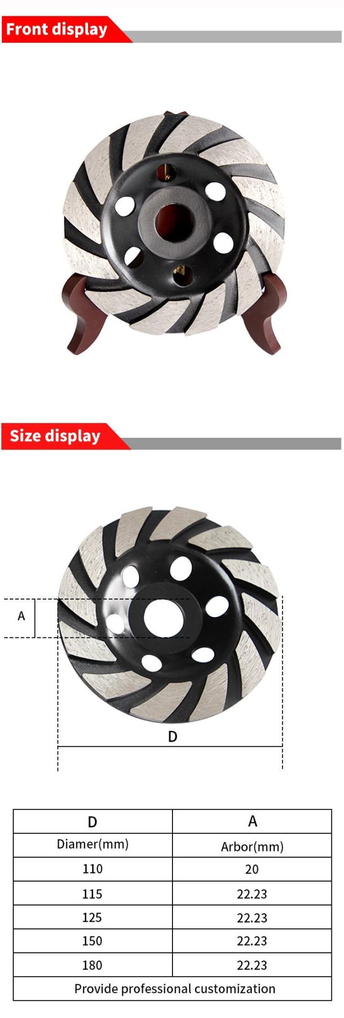 Pilihu 125mm Diamond Tools Saw Blade for Stone Marble Cutting