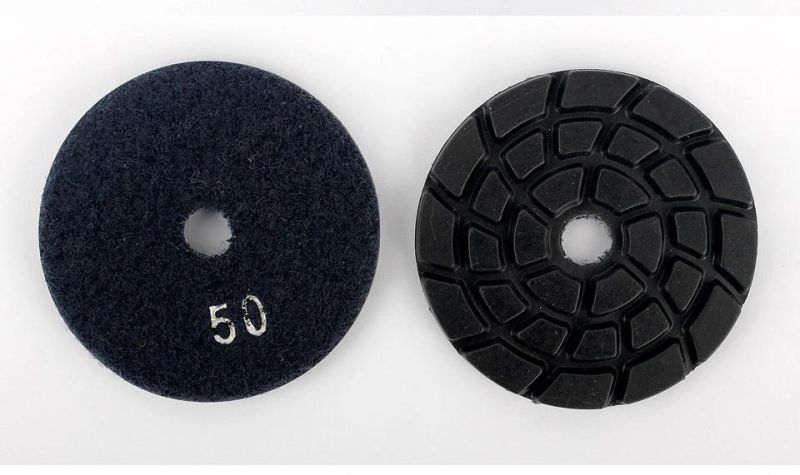 3" Diamond Copper Filling Polishing Pad for Concrete Terrazzo Floor