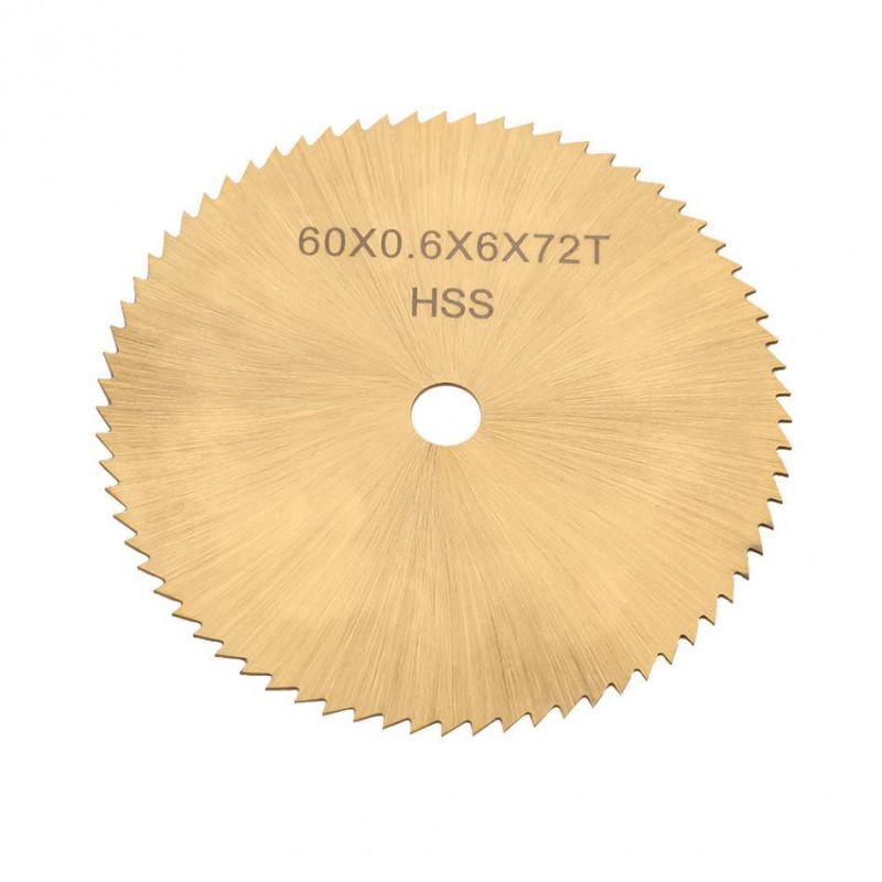 60mm 72 Teeth High Speed Steel Circular Saw Blade Cutting Disc for Metal