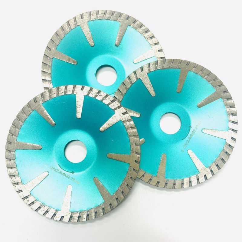 5inch Hot Press Sintered Concave Diamond Cutting Disc Turbo Segments