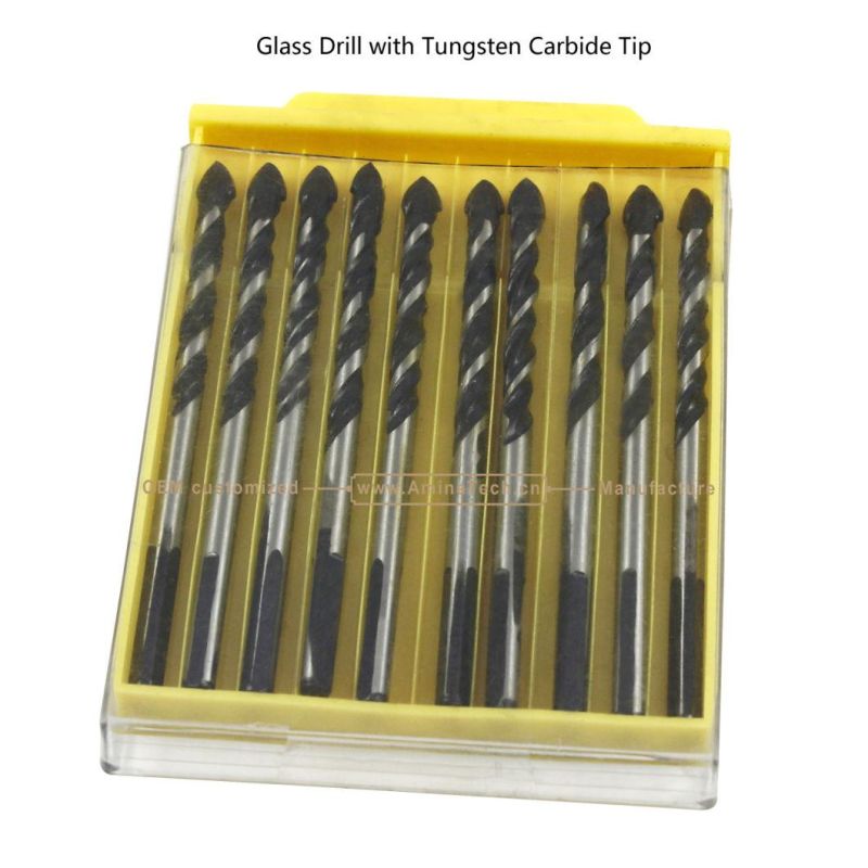 Aminatech Glass Drill with Tungsten Carbide Tip,Power Tools