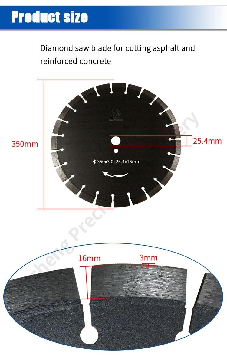 Diamond Segmented Cut Diamond Circular Saw Blade for Granite Marble Concrete Stone Cutting Disc