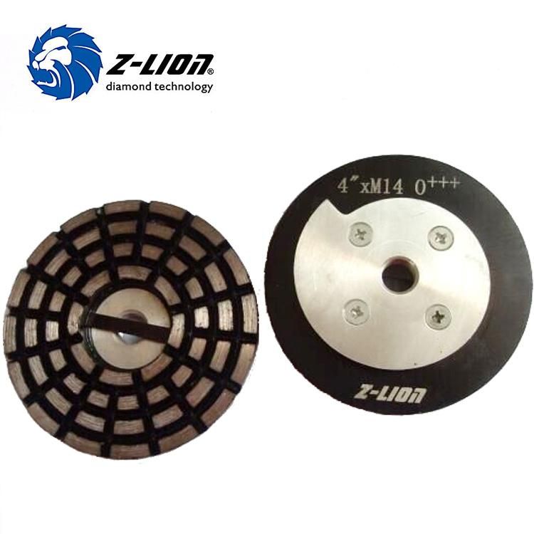 4inch Aluminum Based Snail Lock Diamond Grinding Wheel