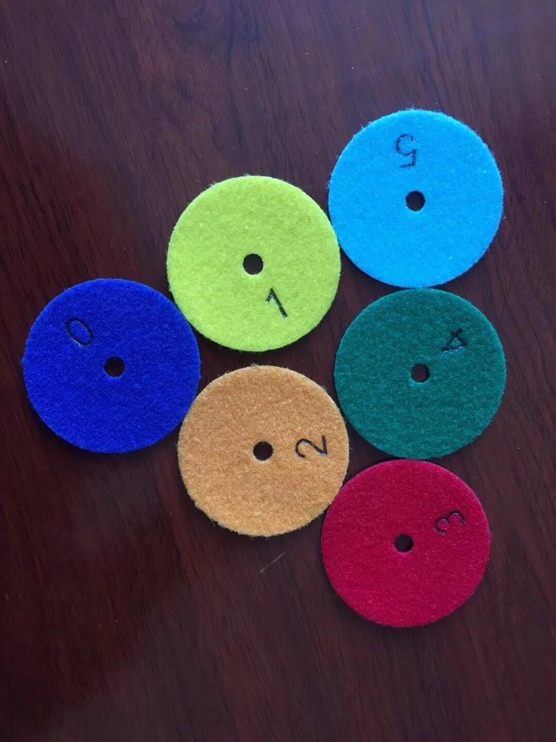 Flexible Marble Granite Diamond Dry Stone Polishing Pads