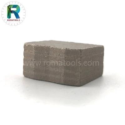 Romatools Granite Segments 24X12.5/11.5X20mm for Russia Hard Stone Cutting D2200-3000mm