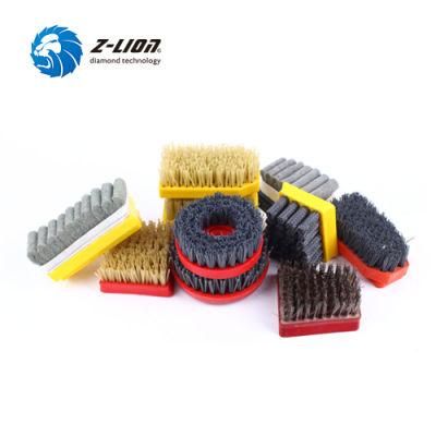 High Quality Diamond Fickert Abrasive Brushes for Stone Leather Surface Polishing