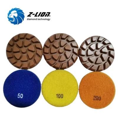 3inch/80mm Hybrid Diamond Grinding Floor Disc for Concrete