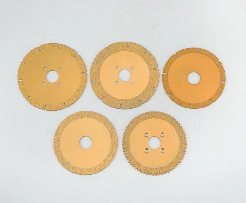 Professional Vacuum Brazed Diamond Blade for Stone