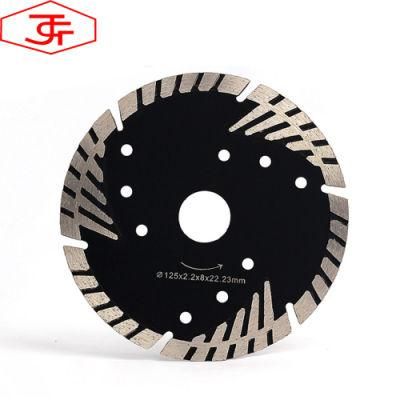 125mm Protective-Tooth Sintered Turbo Segment Diamond Saw Blade for Brick Cutting Tool