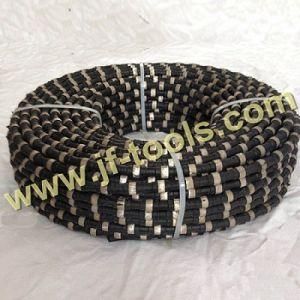 11.5mm Rubber Diamond Wire Rope Saw for Granite Quarry Cutting