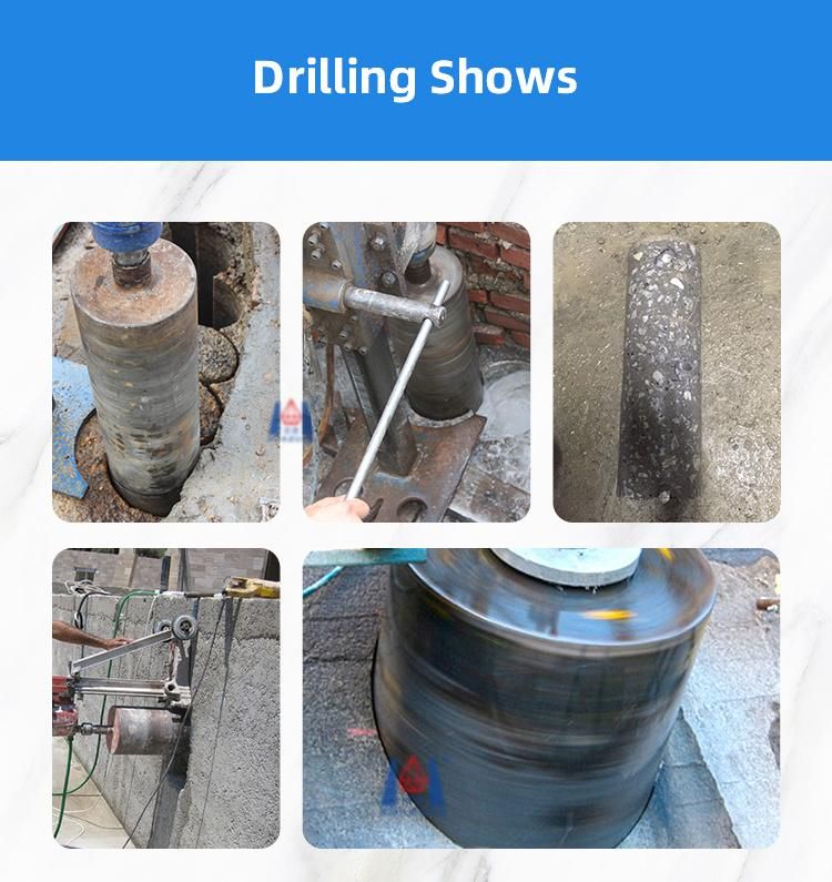 V Shape Concrete Diamond Segment for Core Drill Bit